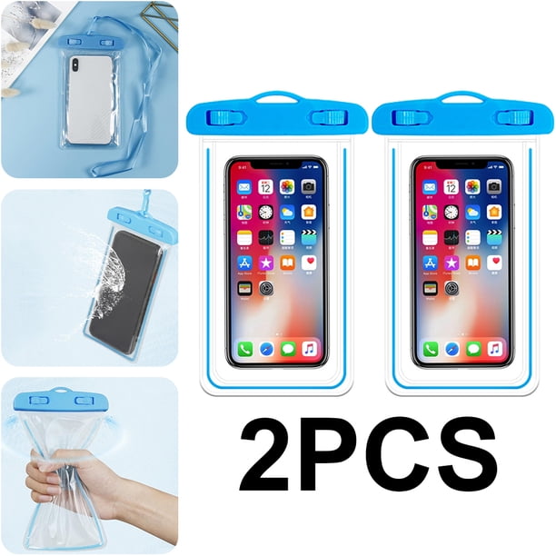 Bolsas Luminosas Impermeables para Con Pantalla Táctil Bucear A La Deriva () Azul