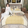 thumbnail image 2 of Erosebridal Mid Century Art Full Size Comforter Sets, Minimalism Bedding Sets, 1 Comforter and 2 Pillowcases, 2 of 4