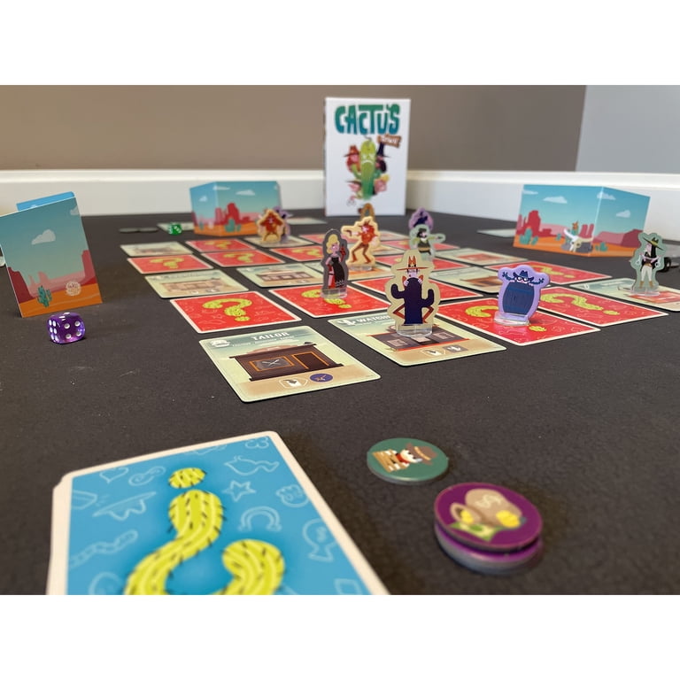 Cactus Town - Wild West Family Board Game, Ages 7+, 2-5 Players, 20-60 Min  - Walmart.com