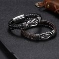 thumbnail image 1 of Fiudx Pulsera de Estilo Étnico, Acero de Titanio Tejido a Mano, Hebilla Magnética de Acero Inoxidable, Diseño Moderno para Hombre, Regalo Inspirador para Hijo, Nieto o Esposo, Ideal para Ocasiones Es, 1 of 6
