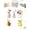 5pcs-b, variant on Mini Fridge Magnet Vases for Flowers, Mini Magnetic Vases – Mini Ceramics Vase Fridge Magnet, Cute Tiny 3D Flower Vases for Kitchen Refrigerator Home Decoration