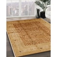 thumbnail image 2 of Ahgly Company Indoor Square Mid-Century Modern Orange Oriental Area Rugs, 8' Square, 2 of 6