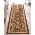 thumbnail image 3 of Well Woven Kings Court Tabriz Black Traditional Modern Oriental Black Brown 2' x 7' Runner Rug, 3 of 6