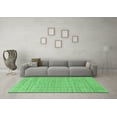 thumbnail image 3 of Ahgly Company Indoor Square Oriental Emerald Green Industrial Area Rugs, 5' Square, 3 of 4