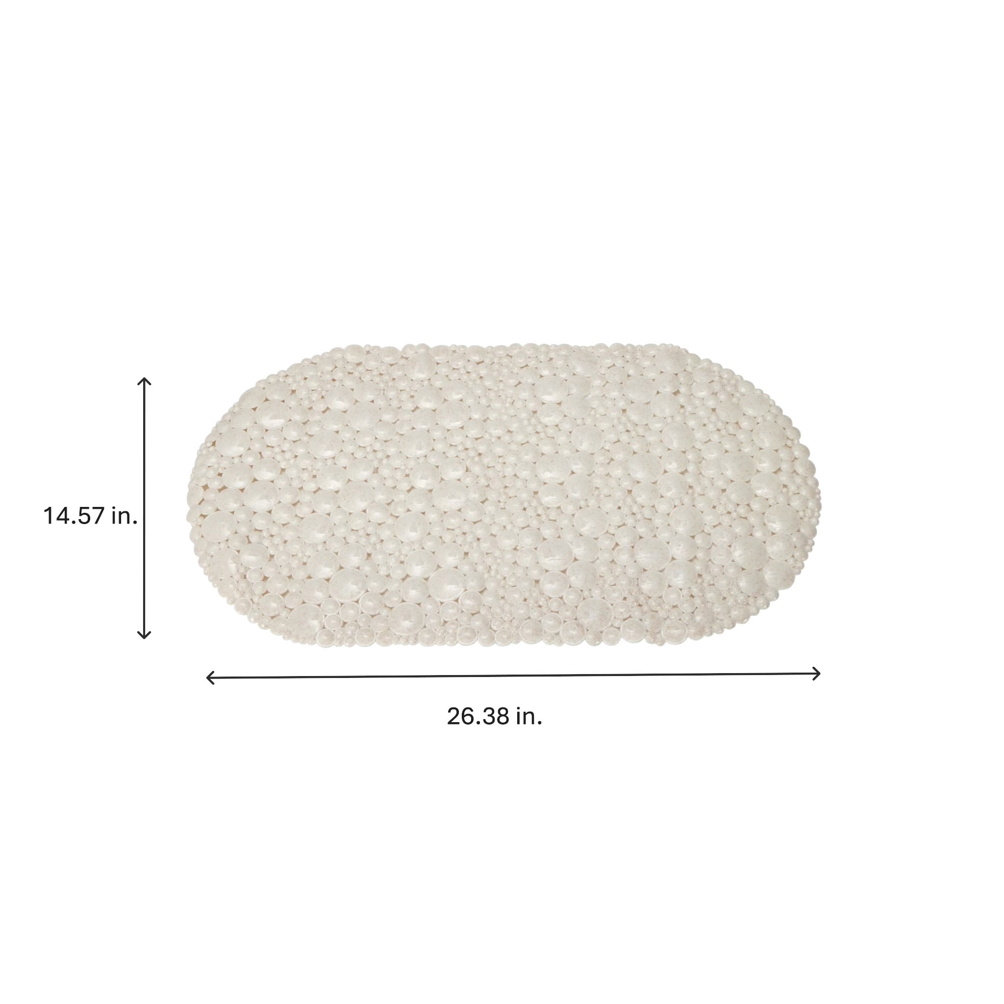 Bath Bliss Plant Based Fibers Bathmat in Ivory