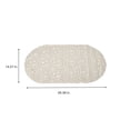 thumbnail image 5 of Bath Bliss Plant Based Fibers Bathmat in Ivory, 5 of 5
