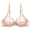 Beige, variant on Sheer See Through Bras Unlined Underwire Lace Mesh Non Padded Plus Sizes Bralette 32C, Brown