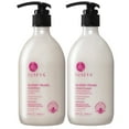thumbnail image 1 of Luseta Glossy Pearl Champú y Acondicionador Set Suaviza e Hidrata Combate el Encrespamiento y Añade Brillo Hidratante para Cabello Dañado Desenreda Nutre Hebras Sin Parabenos Sin Sulfato 16.9oz, 1 of 5