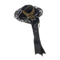 thumbnail image 1 of STARTIST Hair Clip Bowknot Steampunk Top Hat for Masquerades Party Favors Performance Black, 1 of 9