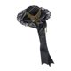 thumbnail image 1 of Accesorios para sombrero de copa Steampunk, disfraz creativo, lazo, pinza para el pelo retro Negro, 1 of 9
