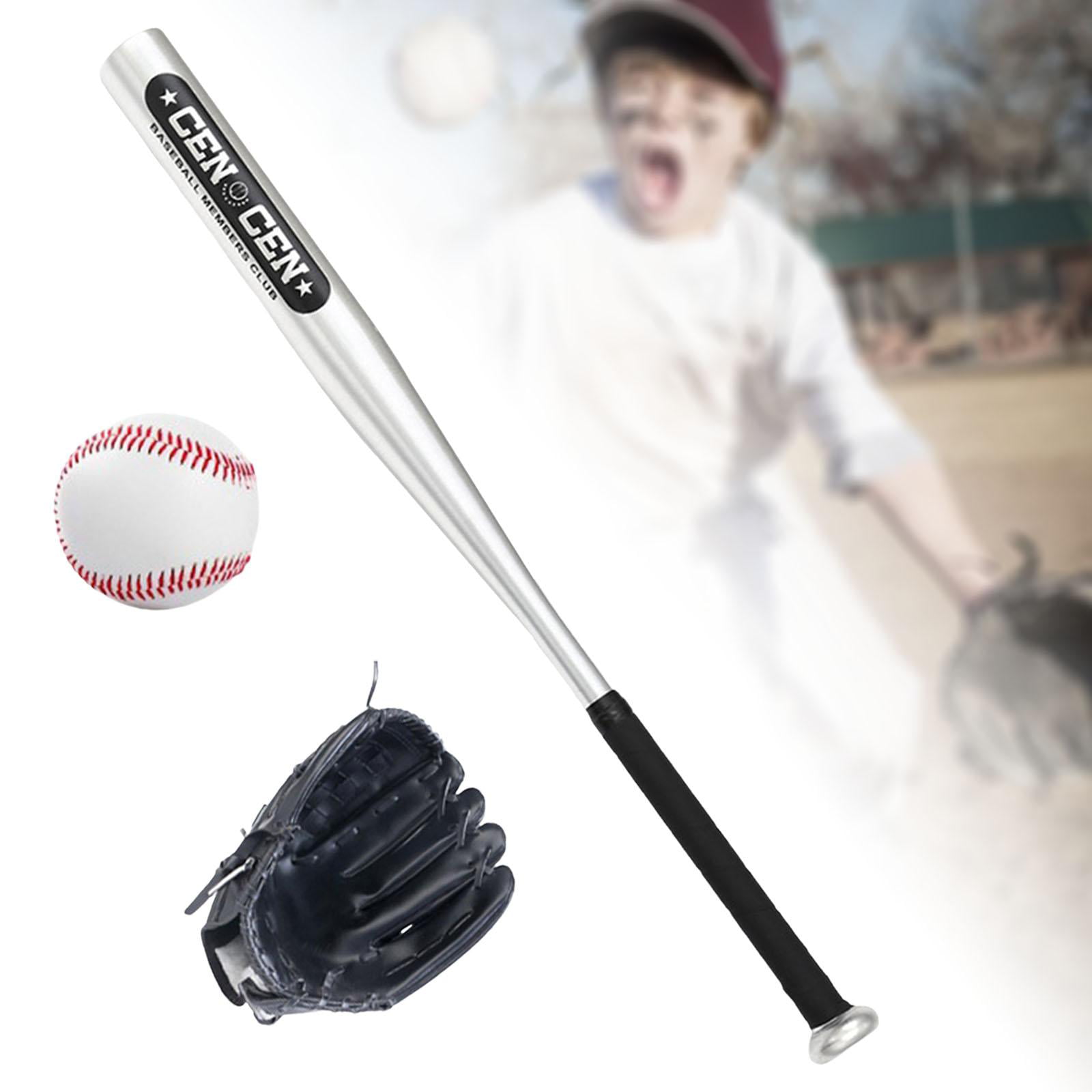 Aluminium Baseball Bat Metal Alloy Ball Outdoor Sports 63cm Youth Adult Park 