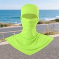 thumbnail image 2 of Summer Sun UV Protection Neck Gaiter Face Clothing Neck Gaiter Mask Scarf Sunscreen Breathable Bandana Yellow One Size, 2 of 3