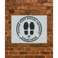 thumbnail image 2 of Social Distancing 6 ft Stencil, 2 of 2