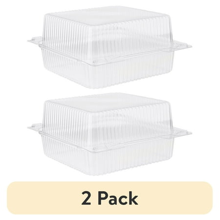 (2 pack) Clear Treat Boxes 4 Count by Way To Celebrate