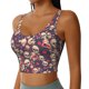 thumbnail image 2 of Balery Skull rock music record Sujetadores deportivos con espalda cruzada para mujer, acolchados, sin costuras, de alto impacto, ideales para yoga, gimnasio, entrenamiento y fitness.-Large, 2 of 8