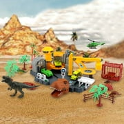 Angle View: 【JCXAGR】Dinosaur Institute DIY Assemble Dinosaur Home Toy Set Perfect Party Supplies