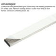 thumbnail image 3 of Foam Gasket 20"L x 0.31"W x 0.24"H High-shielding Conductive Fabric Foam Strip with Adhesive Backing Grey 5Pcs, 3 of 6