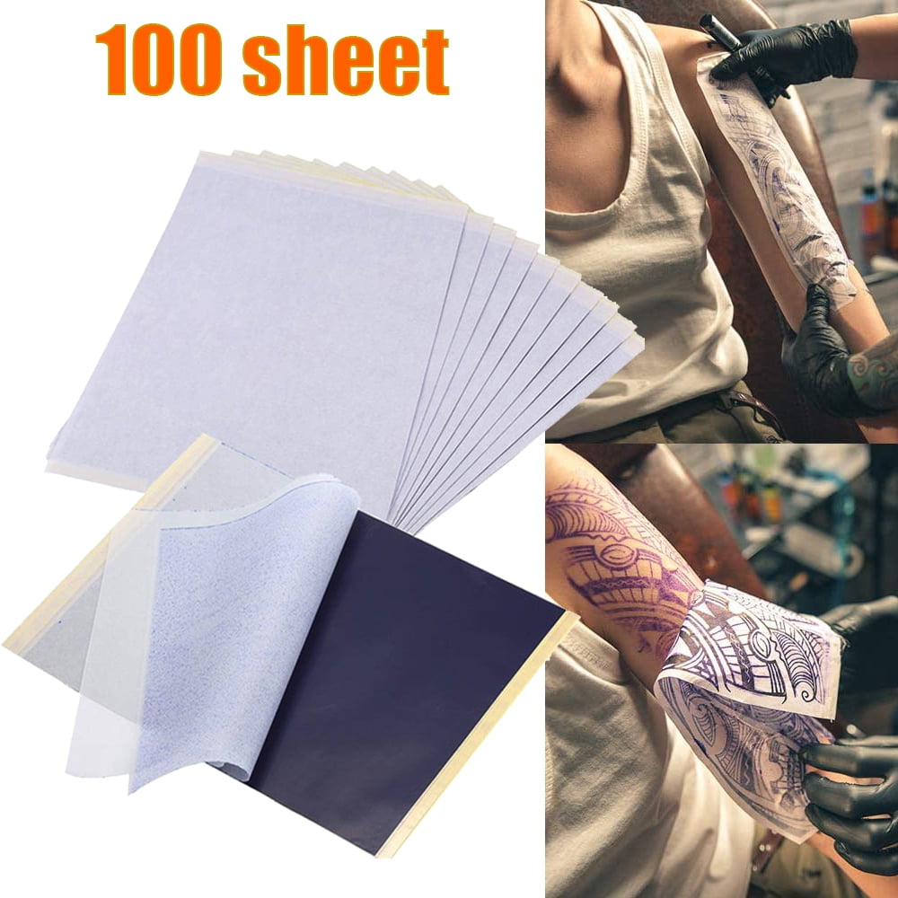 Maxbell 100x Tattoo Stencil Transfer Paper Spirit Thermal Carbon