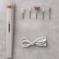 thumbnail image 3 of JUNWELL Flawless Salon Nails Kit  Electronic Nail File and Full Manicure and Pedicure Tool, 3 of 5