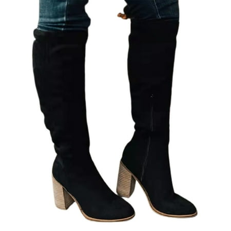 

Women s Winter Over Knee Long Boots Winter Style Fit For Birthday Gift 40 Brown