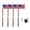 B, variant on Outdoor Decorative Flag Stake Lights Set of 4 Waterproof Solar Powered Flagpole Pathway Markers for Garden Yard Lawn Driveway Landscape Display