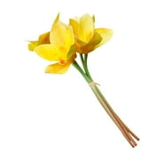 10 Steli Di Giglio Calla Vera Touch – Fiori Artificiali Realistici Con Piccoli Fiori, Per Bouquet, Boutonniere E Composizioni Floreali - 5