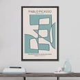 thumbnail image 3 of PixonSign Framed Canvas Print Wall Art Geometric Mid-Century Line Picasso Abstract Shapes Illustrations Modern Art Decorative Minimal Relax/Calm for Living Room, Bedroom, Office - 16"x24" BLACK, 3 of 5