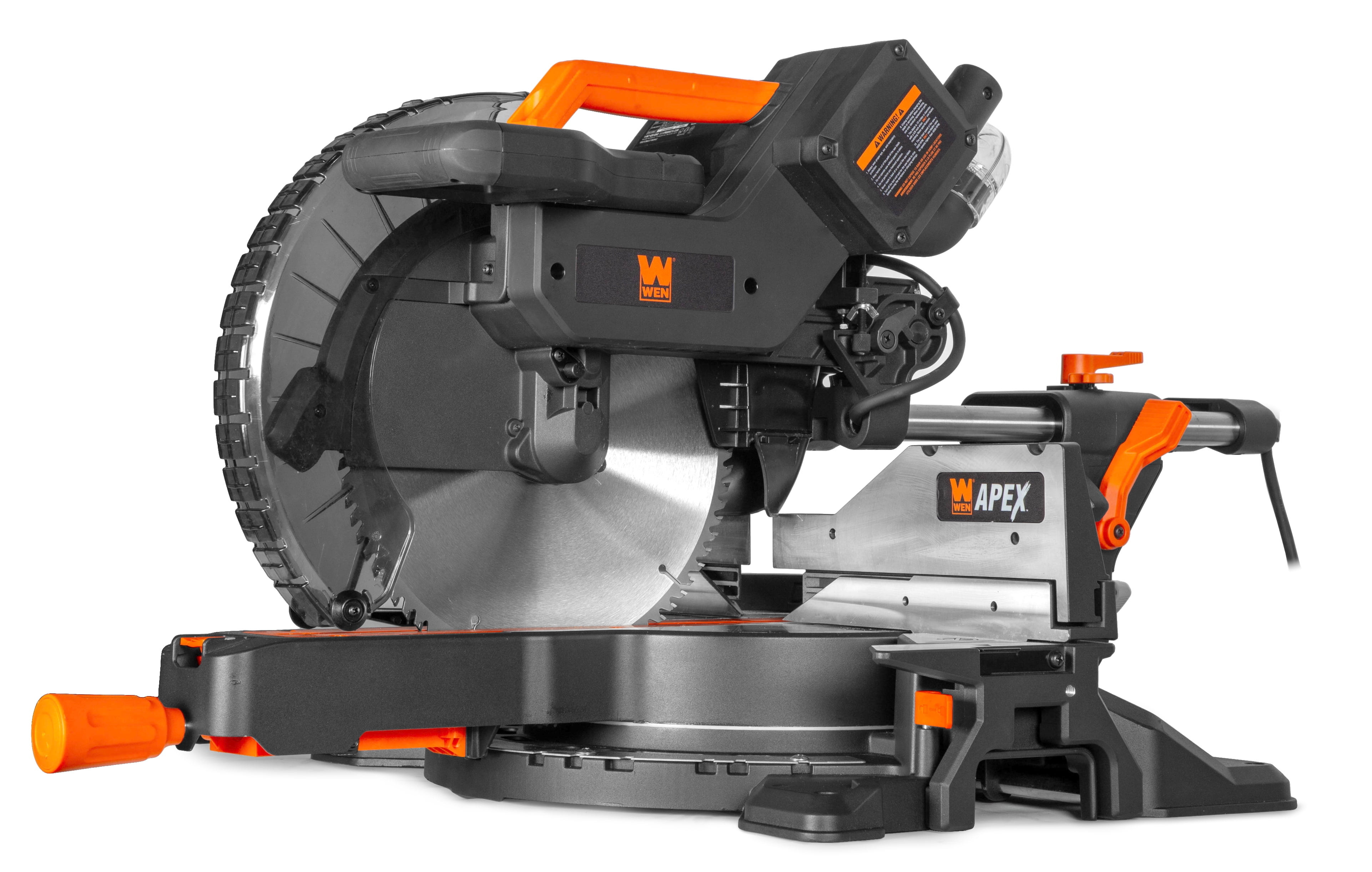 WEN MM1512 15A 12 in. Dual-Bevel Sliding Compound Miter Saw, LED Cutline