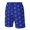 thumbnail image 4 of Balery Hockey Traje de Baño Estilo Hawaiano para Hombre, Shorts de Secado Rápido con Bolsillos-X-Large, 4 of 6