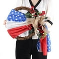 thumbnail image 3 of Patriotic Wreath for Front Door - 4th of July Independence Day Wreaths Bows Flag Decor for Memorial Day Decorations, 3 of 6