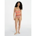 thumbnail image 2 of No Boundaries Keyhole Halter One-Piece Swimsuit, Women’s XXS-XXL, 2 of 5