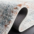thumbnail image 5 of SAFAVIEH Berber Shag Clover Abstract Area Rug, Blue Rust/Ivory, 8' x 8' Square, 5 of 8