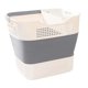 thumbnail image 2 of Cesta de lavandería plegable, organizador de almacenamiento, cesta multifunción con asas Gris, 2 of 9