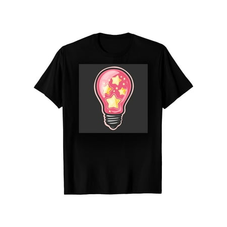 

Cute Starlight Shadow: Colorful Cartoon Light Bulb Design