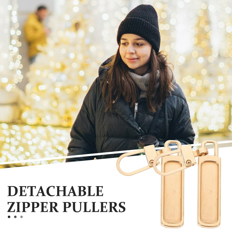 10 Pcs Detachable Zipper Pull Pulls for Backpacks Slider Jacket