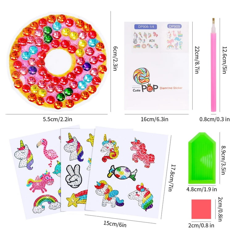 Pearoft Gifts for 6 7 8 Year Olds Kids,Unicorn Diamond Painting Toy for  Girls Age 5 Kits Girls-Birthday Gifts DIY Craft Kits for Kids 5-8 Year Old