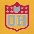 thumbnail image 3 of Ohio Shield Long Sleeve T-shirt Football Fan Game Day Tailgate Midwest Underdog, 3 of 7