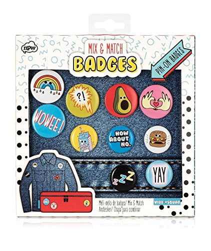 NPW Vibe Squad Super Puffy Stickers – 20 Assorted Emoji, Food & Slogan Designs