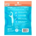 thumbnail image 7 of Plackers Twin Line Dental Floss Picks, Dual-Line Tuffloss, Easy Storage, Cool Mint Flavor, 150 Count (Pack of 4), 7 of 7