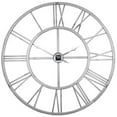 thumbnail image 4 of Utopia Alley Rivet Roman Industrial Oversize Wall Clock, 43.5" Diameter, Gray, 4 of 11