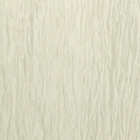 

Ultimate Textile Crinkle Taffeta - Delano 96-Inch Round Tablecloth Ivory Cream