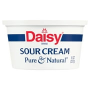 Daisy Pure and Natural Sour Cream, 8 oz Tub (Refrigerated)