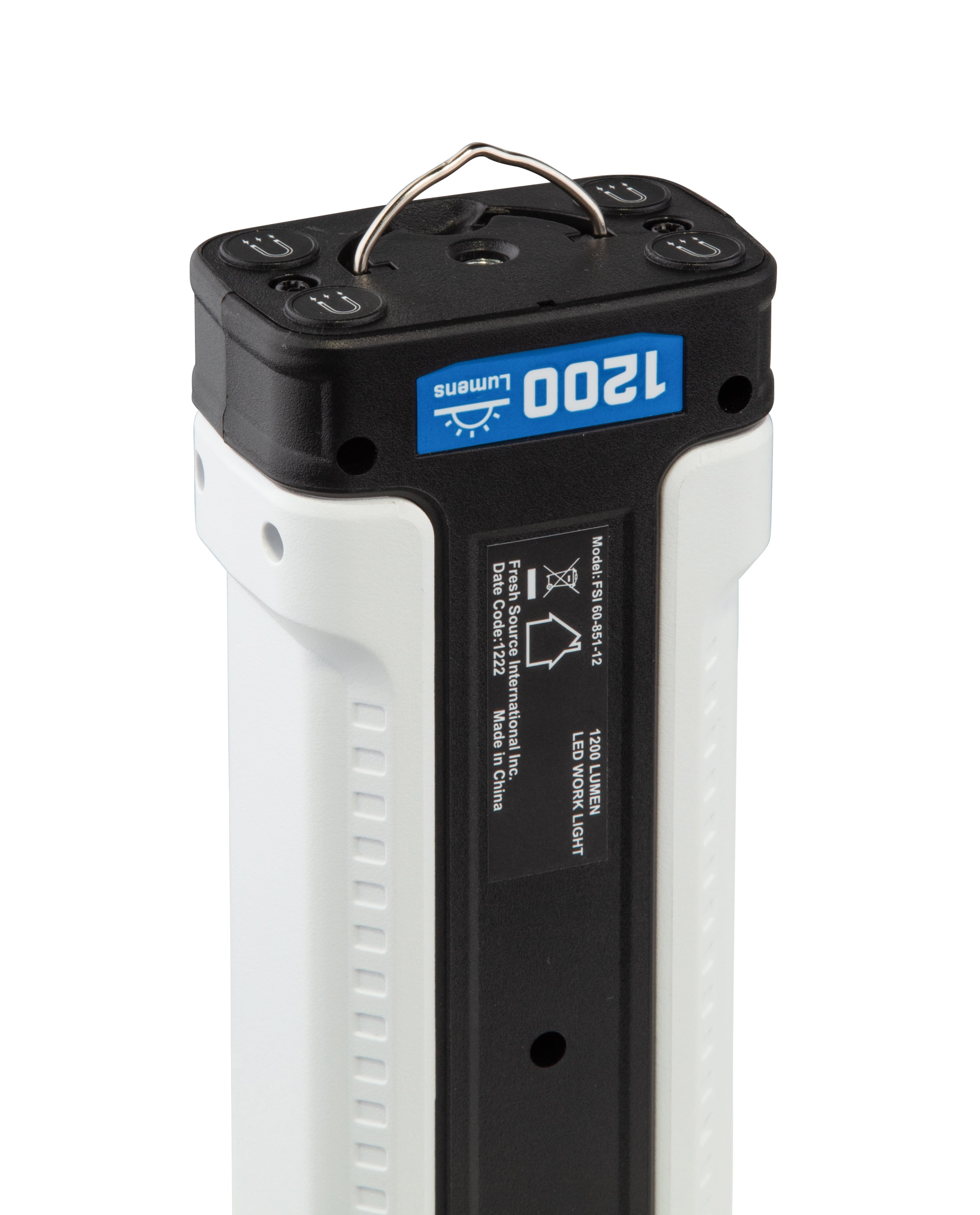 HART Dual Axis Rechargeable Handheld Work Light with Flashlight