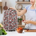 thumbnail image 3 of HELLHERO Protects Blenders Processors Polyester Mixer Blender Cover Skull and Rose Pattern Stylish Dust Cover for Kitchen, 3 of 6