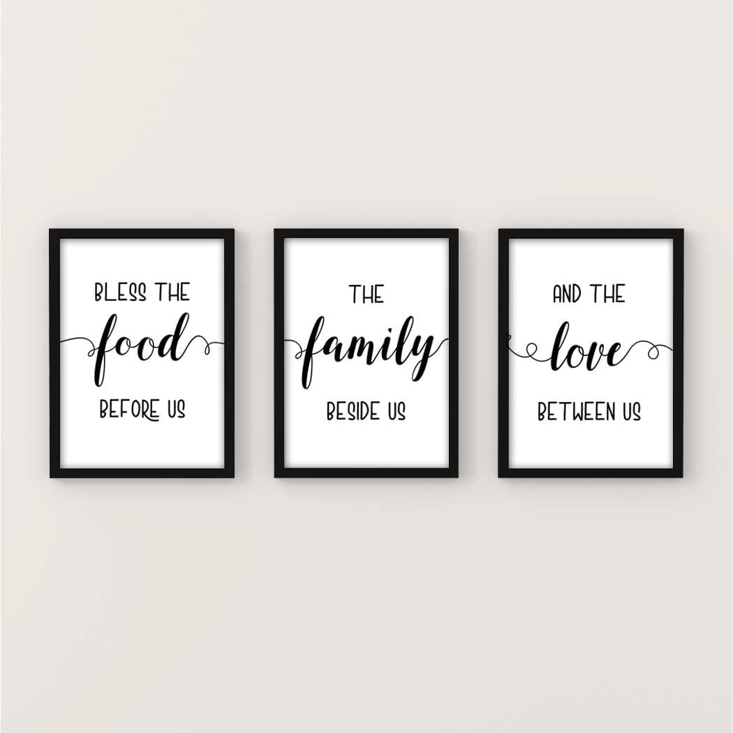 together we have it all personalized family quote burlap print family wall art family sign rustic farmhouse art typography print L13