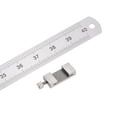 thumbnail image 3 of Uxcell Stainless Steel Ruler with Scriber Block 40" Metric Inch Ruler with 33mm Locating Vernier Slider, Silver Tone, 3 of 5