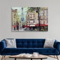 thumbnail image 3 of Great Big Canvas "Springtime in Paris"  by Marilyn Hageman Black Burgundy Traditional  Wrapped Canvas Print Wall Artwork, 3 of 7