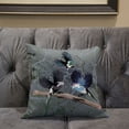 thumbnail image 5 of Flying Birds Indoor/Outdoor Pillow with Removable Cover in Off-White Green26x26, 5 of 5