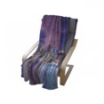 thumbnail image 4 of Modern Soft Flannel Fleece Blanket, New York City Skyline at Night with Skyscrapers Manhattan USA American Panorama, Cozy Plush for Indoor and Outdoor Use, 70" x 90", Violet Purple, by Ambesonne, 4 of 6