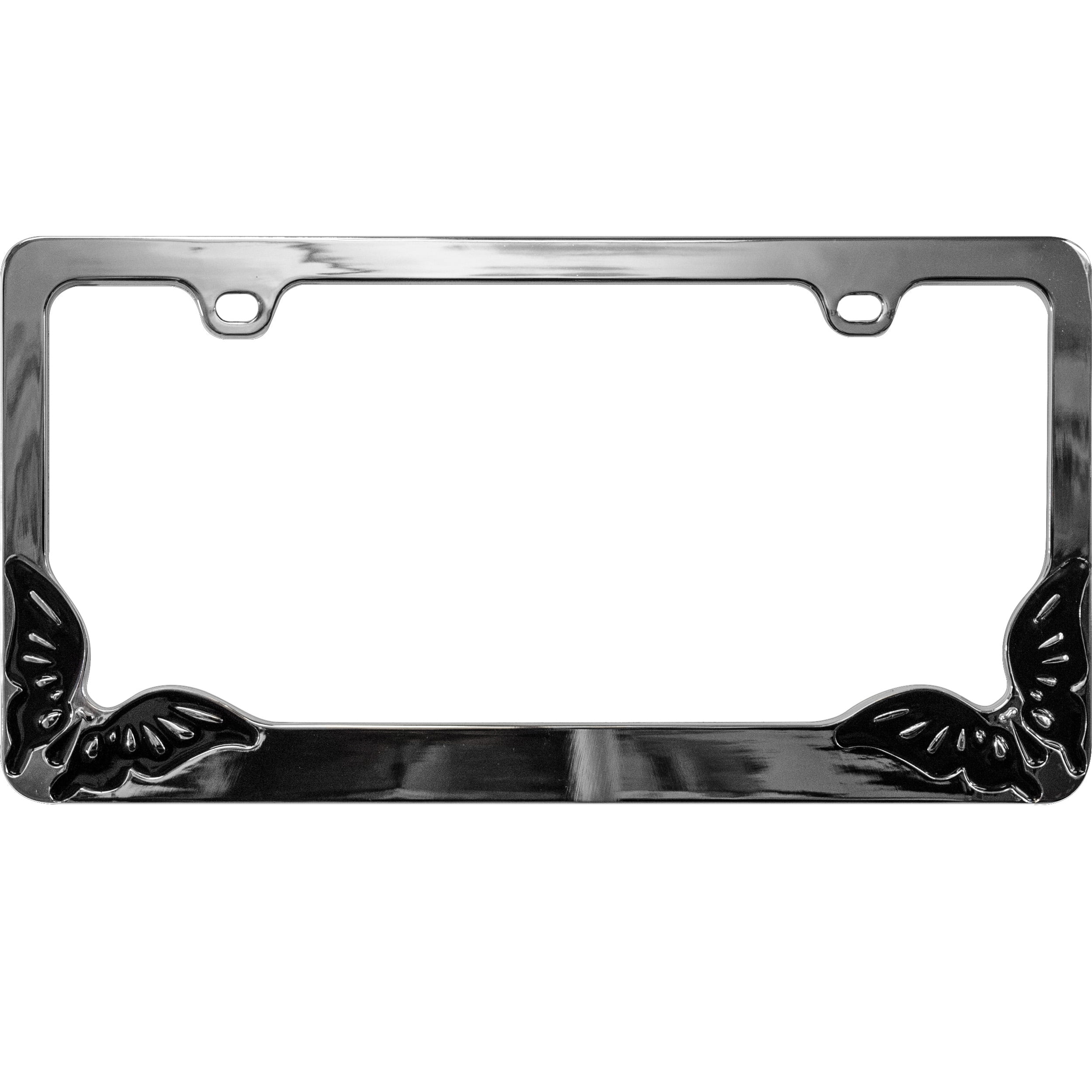 Spray Paint Butterfy License Plate Metal Vanity Tag Car Front License Plate  Cover Home Decor Signs